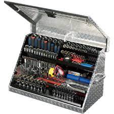 Montezuma Aluminum Open Top Tool Truck Box Diamond Plate 30in W X 15in D X 18 1 8in H Portable Tool Box Tool Box Storage Tool Box