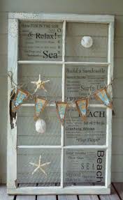 Alte Fenster Dekoration Maritim Seestern Strandhaus Gitter Vintage Diy Alte Fenster Alte Fenster Dekorieren Fenster Dekor