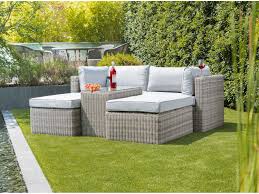 It is made from high quality maintenance free, 5mm round wicker on an aluminium frame to ensure strength and durability. Greemotion Lounge Set Palma Lidl De