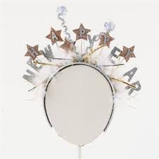 Happy New Year Party Headband Fascinator Sparkle Stars Diademas Albumes De Recortes Estrellas De Navidad