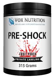 private label pre workout supplement
