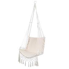 Achetez des fauteuils en tissu jusqu'à 70% moins cher livraison gratuite 365 jours pour le retour garantie 5 ans plus d'un million de clients satisfaits. Nouveau Tissu De Coton Hamac Air Fauteuil Suspendu Balancer Camping Exterieur Securite