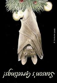 Happy Bats Cinema Scary Christmas Creepy Christmas Dark Christmas