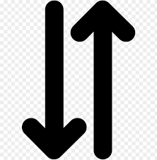 The downward arrow technique is used to facilitate symptom improvement via cognitive restructuring. Up And Down Arrow Png One To Two Arrows Png Image With Transparent Background Toppng
