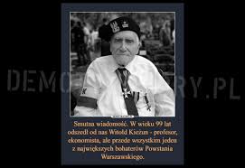 O śmierci witolda kieżuna poinformowało muzeum powstania warszawskiego. Dapthpvj2jhp1m