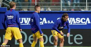 No la liga side has won more games than barca against eibar as they look to go above real madrid to be league. Eibar 0 3 Barcelona La Liga 2019 20 Live Score And Updates Daily Mail Online