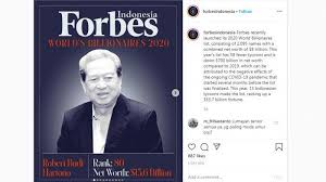 Orang terkaya ketiga di dunia adalah warren buffett. Bos Djarum No 1 Berikut Daftar 15 Orang Terkaya Di Indonesia Tahun 2020 Versi Majalah Forbes Tribun Batam
