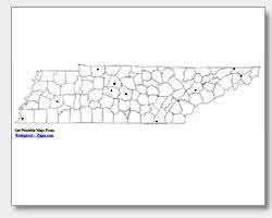 (tennessee maps made with the use animap plus 3.0 & with the permission of the goldbug. Printable Tennessee Maps State Outline County Cities