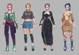A cyberpunk city is perfect to generate a sense of radical change within the society that they represent. Artstation Cyberpunk 2077 Fashion Concept Art Romario Martinus