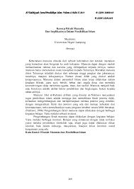 Jodoh itu tuhan yang memastikan. Doc Konsep Fitrah Manusia Dan Implikasinya Dalam Pendidikan Islam Doni Rama Academia Edu