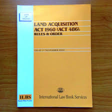 The government may acquire any private land which is needed for any public purpose Land Acquisition Act 1960 Law Statute Textbooks On Carousell