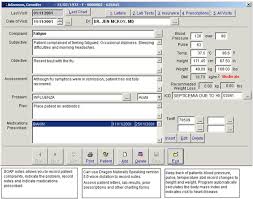 Electronic Medical Records Screen