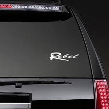 Custom decals, flags, signs & more. Rebel Vinyl Lettering Sticker