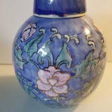 Handmade in the united states, these ginger jars in glossy white are a beautiful way to style afloral faux flowers. Best Porcelain Blue And Floral Ginger Jar Made In China For Sale In Hendersonville Tennessee For 2021