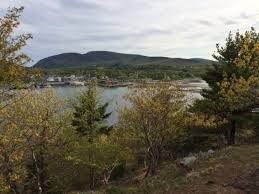 bar harbor from bar island picture of land bridge to bar