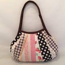 丸バッグオレンジストライプ バッグ ビーズ刺繍 刺繍