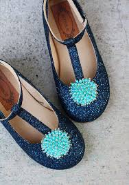 New Londyn These Extra Special Midnight Blue Glitter Shoes Are Perfect For Your Fashionista With An A Flower Girl Shoes Little Girl Shoes Girls Dress Shoes