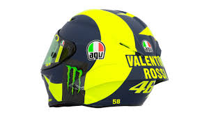 Casco integrale agv k1 valentino rossi soleluna 2017 taglia l mugiallo helmet. Agv Und Valentino Rossi Ein Original 70er Jahre Soleluna Design Fur Seinen Pista Gp R Motorradreporter