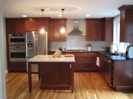 Pin By Amy Lawing On Kitchen Cherry Wood Kitchen Cabinets Trendy Kitchen Backsplash Cherry Wood Kitchens