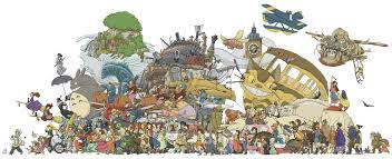 miyazaki イラスト 集合 イラスト ジブリ イラスト