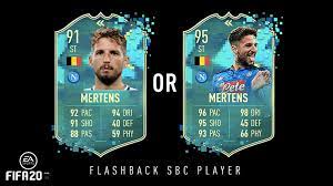 Fifa 21 launches october 9th. How To Complete Dries Mertens Flashback Sbc In Fifa 20 Premium Normal Dexerto