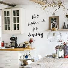 Discover how art and wall decor can add interest and personality to your home. This Kitchen Is For Dancing Sign Metal Kitchen Wall Art For A Modern Composition Kitchen Decor Wall Art Kitchen Metal Wall Kitchen Wall Decor