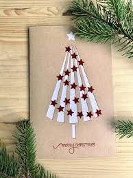 Remix it to make it your own. Free Christmas Greeting Card Tutorial Easy Paper Crafts 189925309272593813 Christmas Card Crafts Christmas Cards Handmade Diy Christmas Cards