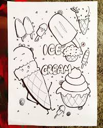 Ice Cream Doodle Doodle Art For Beginners Easy Doodle Art Doodle Art Designs