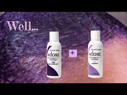Maybe you would like to learn more about one of these? Mixing Shades Adore Semi Permanent Dye Eggplant Lavender Youtube