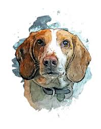 Custom watercolor portraits take about 2 weeks to complete, and can be shipped to the recipient. Custom Pet Portrait Watercolor Dog Painting Digital Pet Art Etsy Watercolor Dog Watercolor Dog Portrait Pet Portraits