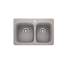 Vintage elm or hardwood butler sink drainer 24 x 34 x 5. Blanco Vienna Drop In Sink Concrete Grey 402294 Rona