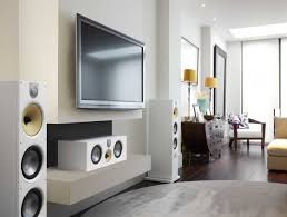 Bowers Wilkins 683 Theatre Speakers Home Theater Setup Home Theater Installation Home Cinema Systems Mounchain smart speaker stand, voice control statue crafted guard station creative home decoration for smart home.