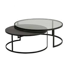 The table top in tempered glass is stain resistant and easy to clean. Set Of 2 Tempered Glass And Black Metal Nest Of Tables Maisons Du Monde Us Sovremennye Stoliki Stoliki Interer