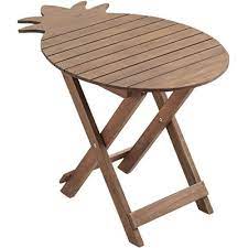Beat on low speed for 30 seconds. Teal Island Designs Monterey Pineapple Natural Wood Outdoor Folding Table Target
