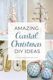 We've put together 29 awesome beach crafts and nautically inspired wall art ideas. 11 Coastal Christmas Diy Ideas Trees Ornaments And Decor Beach Christmas Decorations Coastal Christmas Decor Driftwood Christmas Tree Diy