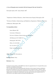 § overdose of insulin in treatment of diabetes mellitus; Pdf A Case Of Hypoglycemia Associated With The Ketogenic Diet And Alcohol Use