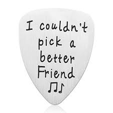 *cue the tears* use these long distance gifts for friends so you'll stay connected. Best Friend Gifts Guitar Pick I Couldn T Pick A Better Friend Guitar Pick Perfect Friendship Gift Ideas For Women Men Girls Boys Birthday Gifts Graduation Gifts Christmas Gifts Friend Buy Online