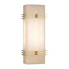 Buy Chichester Alabaster Wall Light Brass By Vaughan Designer Lighting From Dering Hall S Collection Of Contemporary Brass Wall Light Wall Lamp Wall Lights