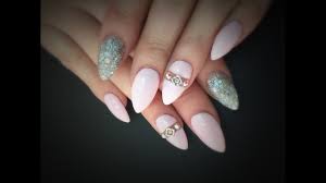 Shop from the world's largest selection and best deals for silver acrylic nail art supplies. Baby Pink Silver Acrylic Nails Feat Madam Glam Gel Polishes Youtube