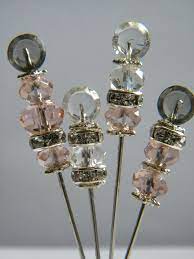 Sparkly Stick Pins Stick Pins Beaded Jewelry Jewelry Making