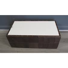 It's actually the type of coffee table you'd expect to see in most modern living rooms. Sold Price De Sede Leather Coffee Table Storage Invalid Date Est