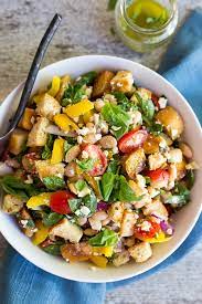 Maybe you would like to learn more about one of these? Spinach And White Bean Panzanella Salad With Basil Vinaigrette She Likes Food