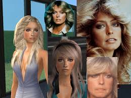 Generally, as long as the cut is a finely textured layered style, it can be considered feathered. Mod The Sims Farrah Fawcett Jill Munroe Of Charlie S Angels 1970 S Tv Show