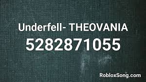 If you like it, don't forget to share it with your friends. Underfell Theovania Roblox Id Roblox Music Codes