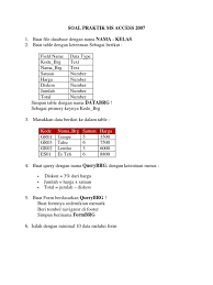 Maybe you would like to learn more about one of these? Contoh Soal Materi Microsoft Access Jawabanku Id