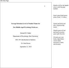 Have a title page, a reference list, and a byline. Apa Format Template 7th Edition Apa Essay Format Apa Essay Essay Format