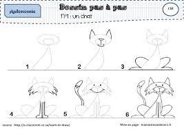 un fichier de dessins par etapes dessin gribouillage apprendre a dessiner