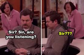 Most commonly, people use the generator to add text captions to established memes, so technically it's more of a meme captioner than a meme. Best Ron Swanson Moments From Parks And Rec