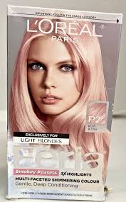 BNIB L'Oréal Paris Shimmering Permanent Pastels Hair Color P2 Rosy Blush  2-Pack 71249315286| eBay