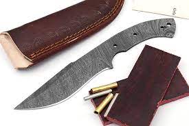 With a diy knife making kit or one of our knife making kits for beginners, you'll be well on your way to something you're not only proud of — but something you can also rely on. Amazon Com Damascus Knife Making Kit Diy Handmade Damascus Steel Includes Blank Blade Pins Leather Sheath Handle Scales For Knife Making Supplies By Coldland Nb102 Sports Outdoors
